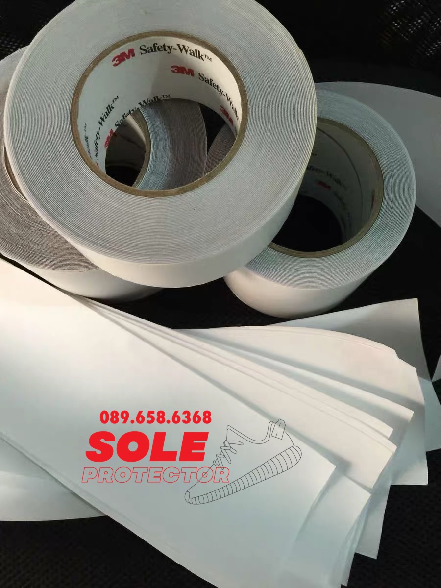 [2 Mét x 15cm] Cuộn Dán Sole 3M 220 bảo vệ đế giày chống trượt, Dán đế giày sneaker Sole Protector 3M USA Mỹ