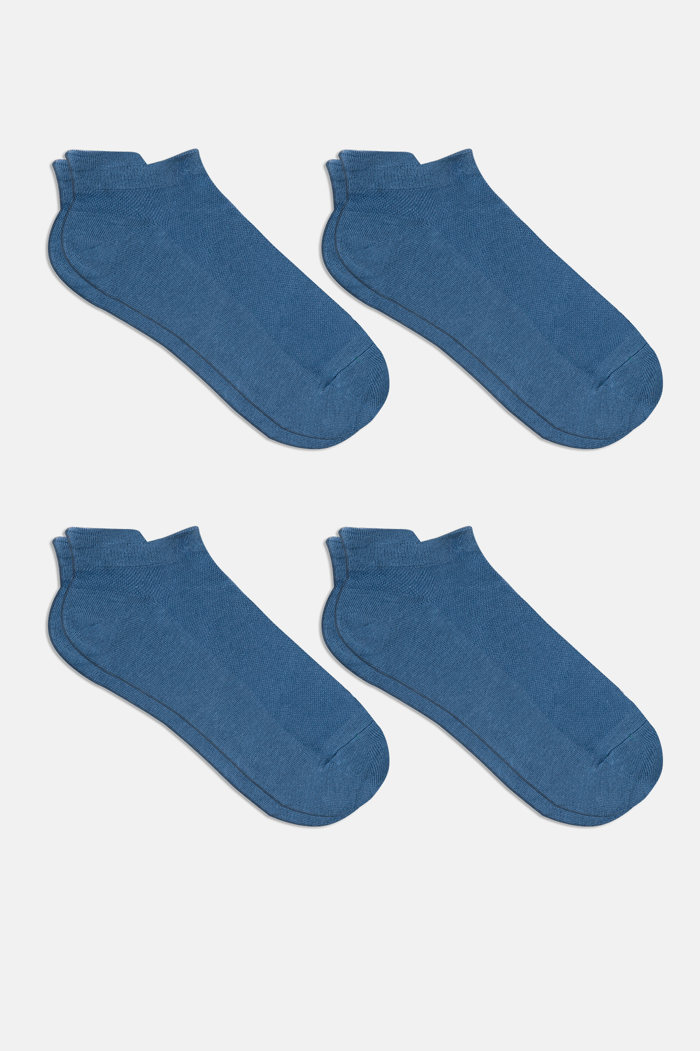 Combo 4 tất cổ ngắn Cotton thoáng khí - Coolmate