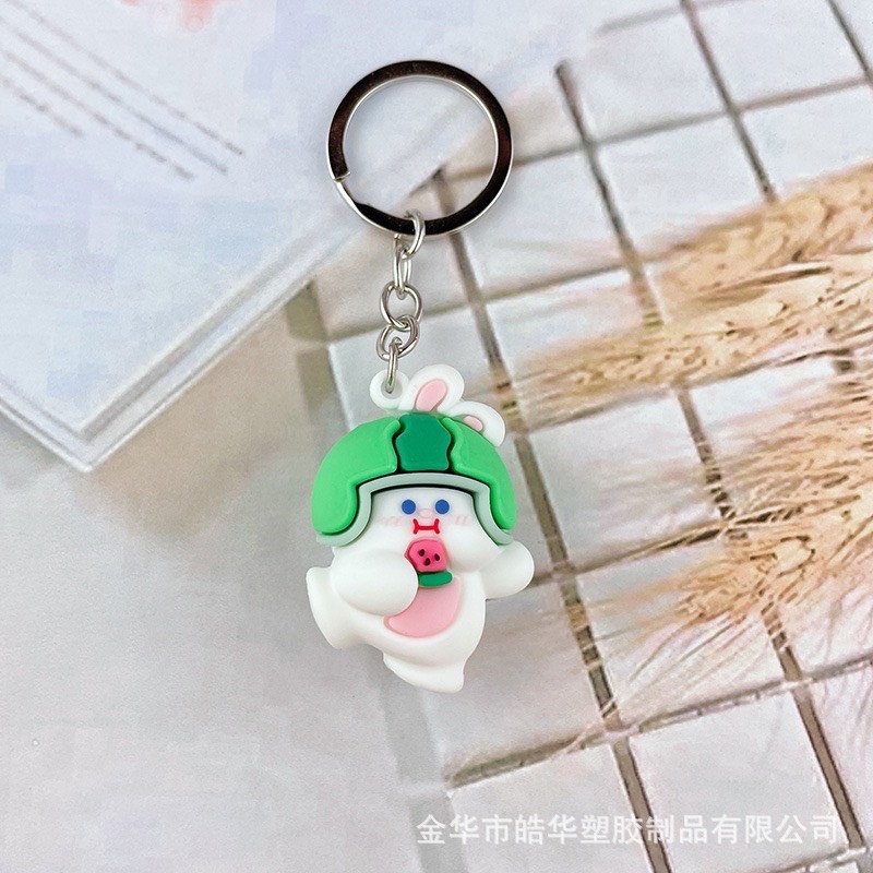 Móc Khoá đội mũ Phụ Kiện Trang Trí Cute