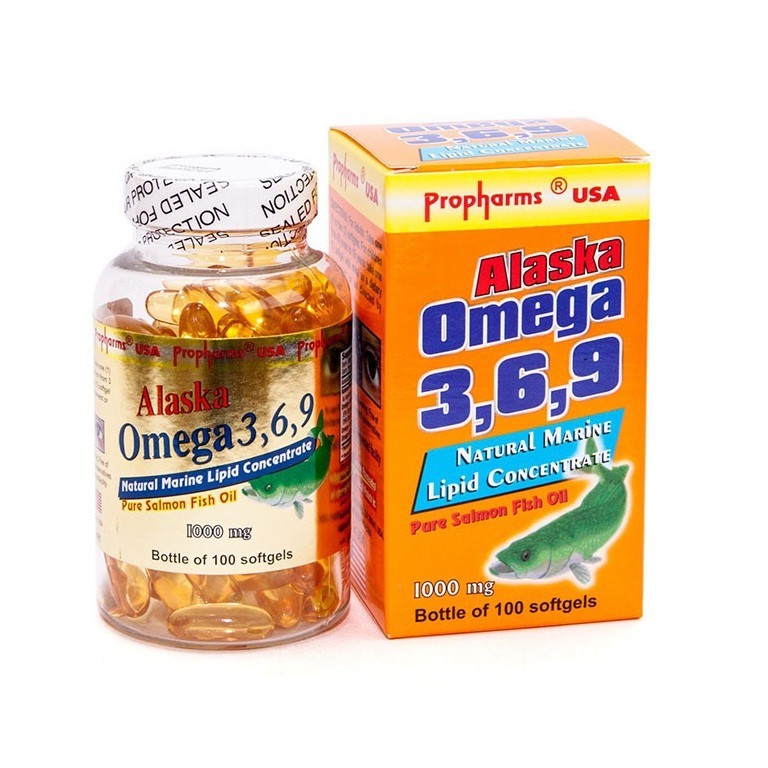 [HCM]Viên Uống Omega - Alaska 369 Cam