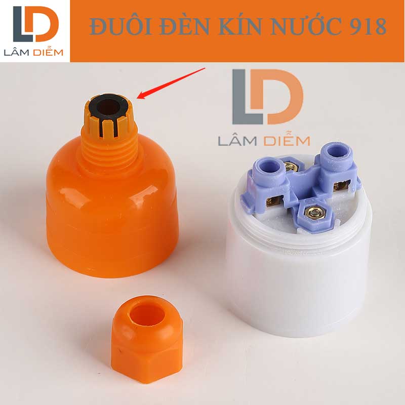ĐUÔI ĐÈN E27 KÍN NƯỚC LOẠI TỐT 918
