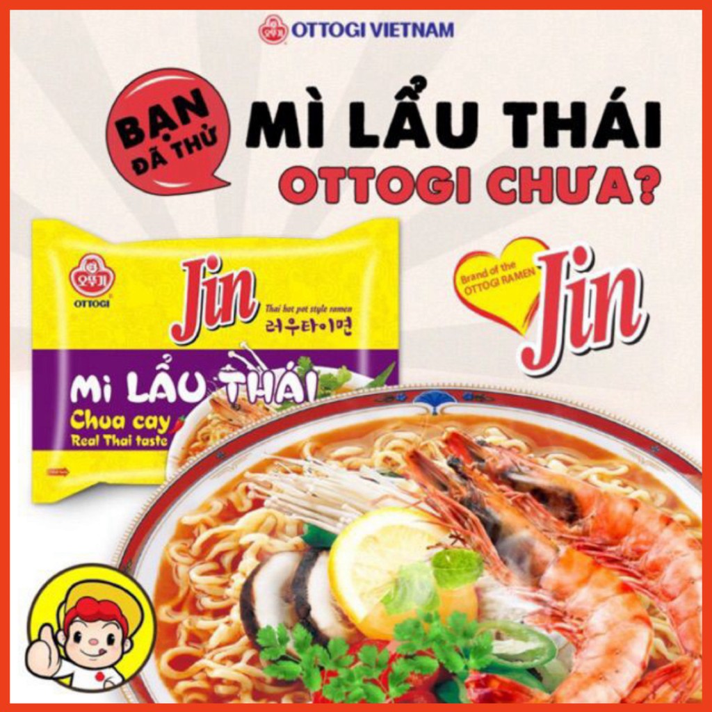 [FREESHIP️] - Mì Jin lẩu Thái Ottogi 115g