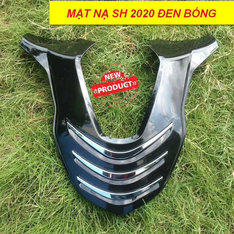 [HCM][sSALE SỐC] MẶT NẠ SH ĐỘ KIỂU SH 300I MẪU MỚI 2020 3 SỌC INOX SÁNG CHÓI - MÀU ĐEN BÓNG