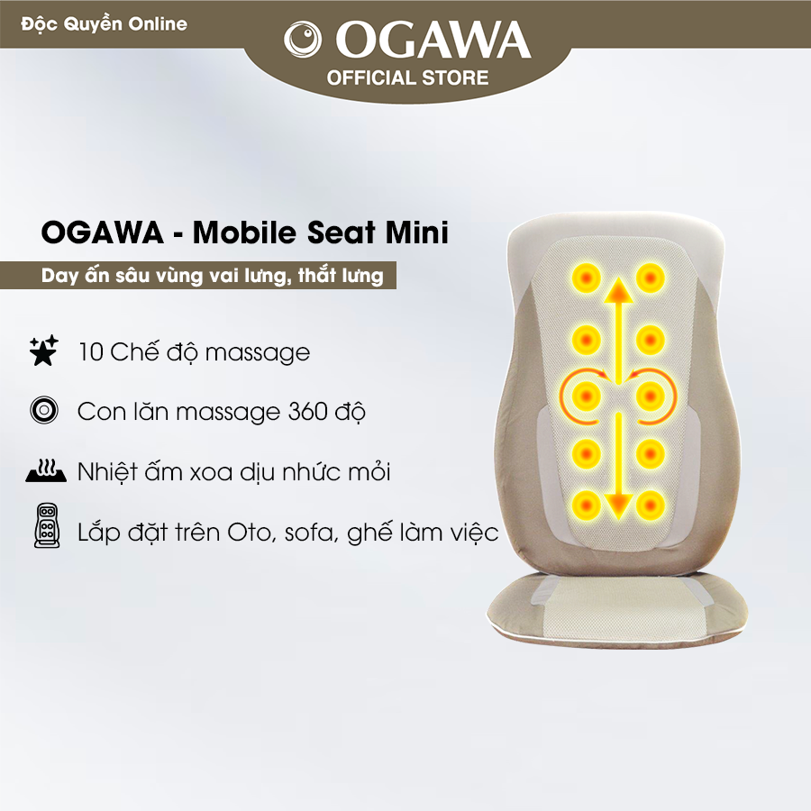 Đệm massage OGAWA Mobile Seat Mini