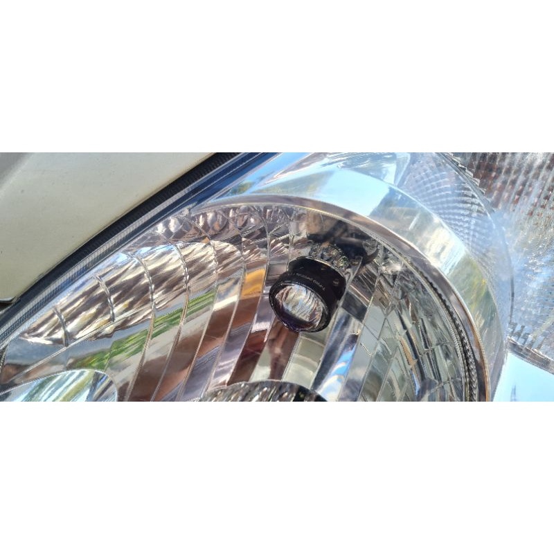 Bi LED mini T2 Pro chân H4 2022 Lens tím