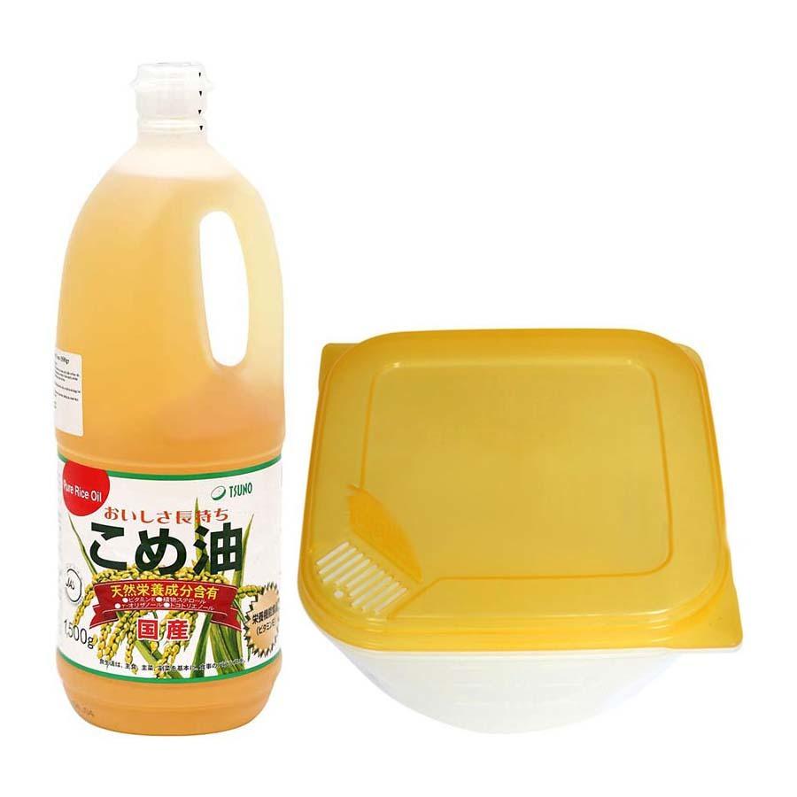 Dầu gạo cao cấp Tsuno Nhật Bản 1500gr