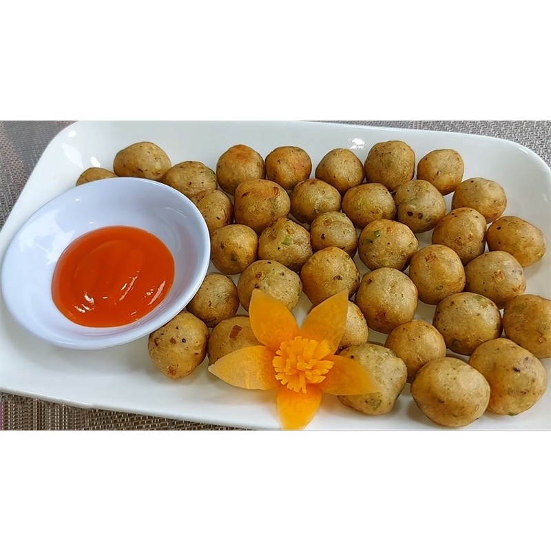 (shop có hỗ trợ đóng hàng) CHẢ VIÊN TIÊU CHAY 500G