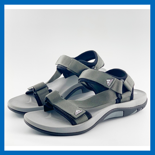 Giày Sandal Nam Quai Ngang ADIDAS ( Đen Xám)