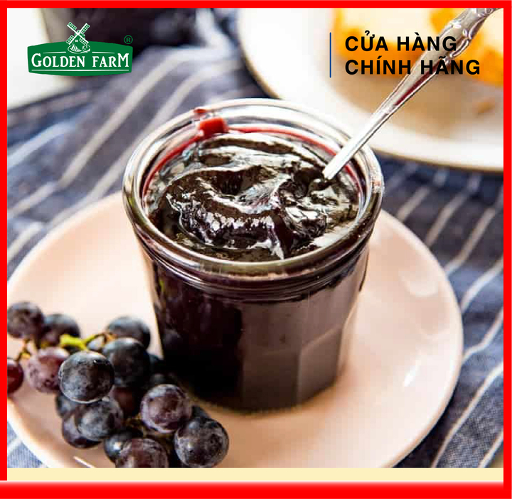 [HOÀN TIỀN MAX 10%][ HÀNG CÔNG TY] Mứt Nho Cao Cấp Golden Farm - Grape Jam