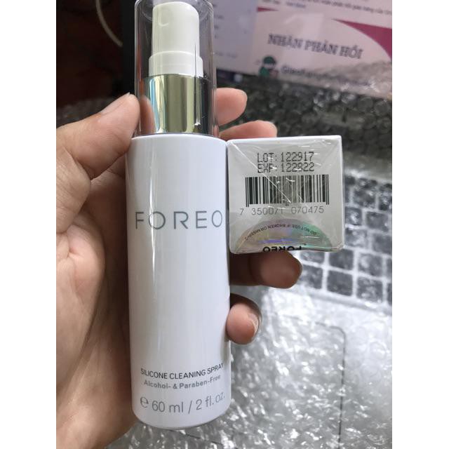 Xịt vệ sinh kháng khuẩn FOREO 60ml