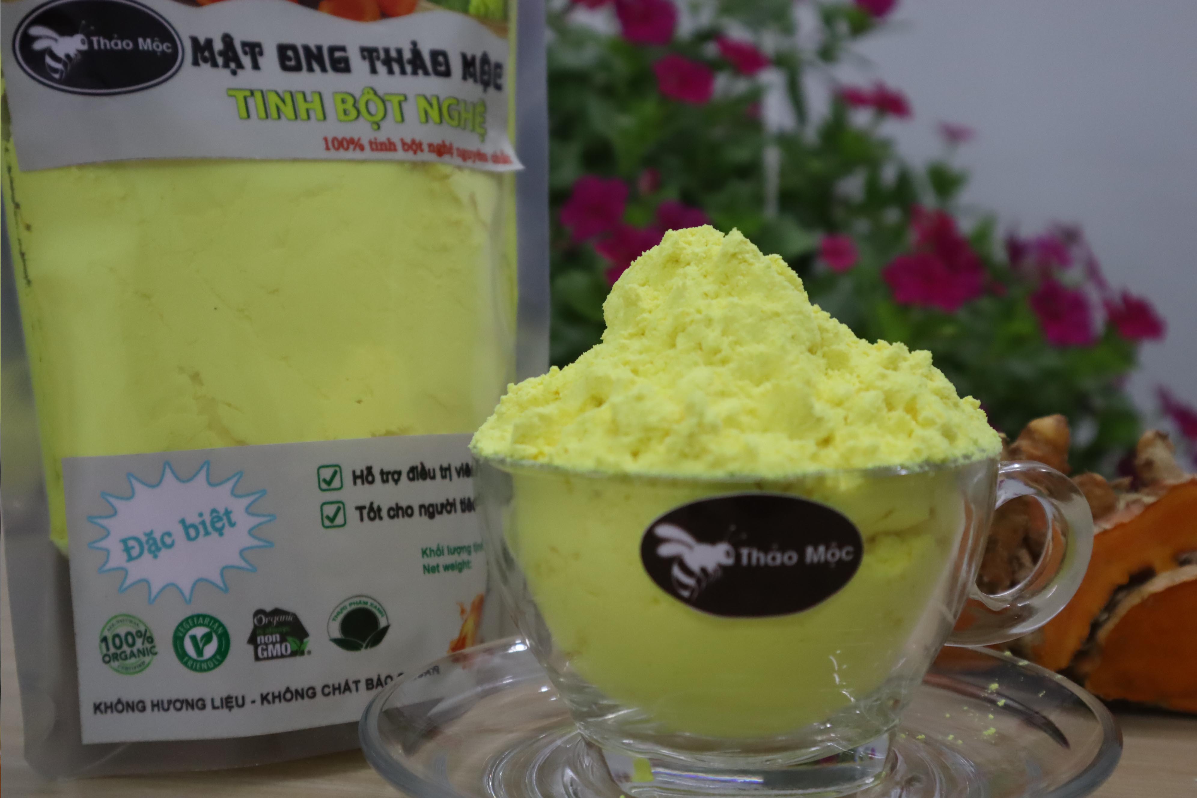 [HCM]TINH BỘT NGHỆ NGUYÊN CHẤT THẢO MỘC 250GR