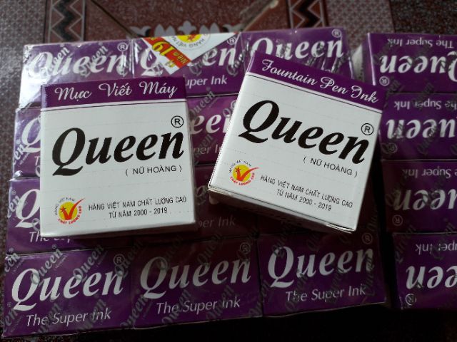 01 Lọ Mực Queen Tím Học Sinh