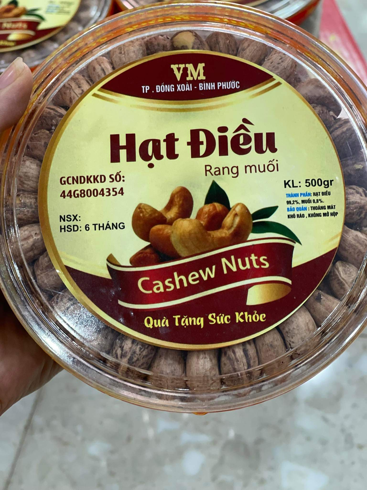 Hạt Điều rang muối nguyên hạt loại to