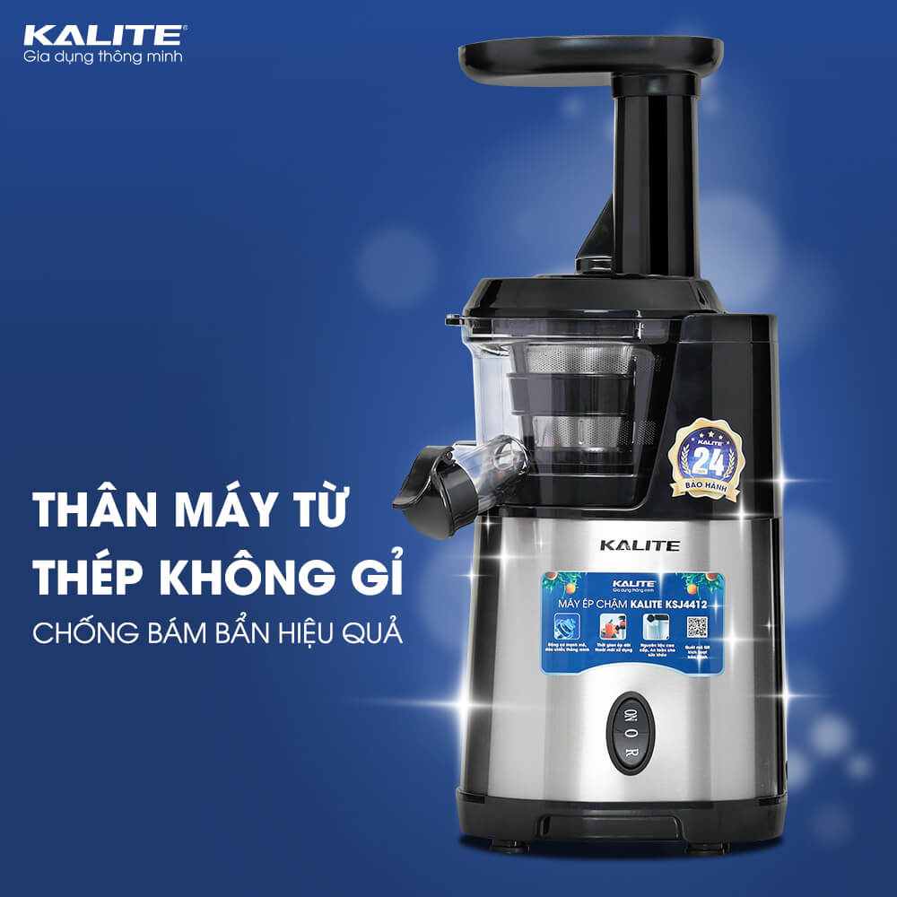 MÁY ÉP CHẬM KALITE KSJ4412 [Hàng Chính Hãng - Bảo Hành 24 Tháng]