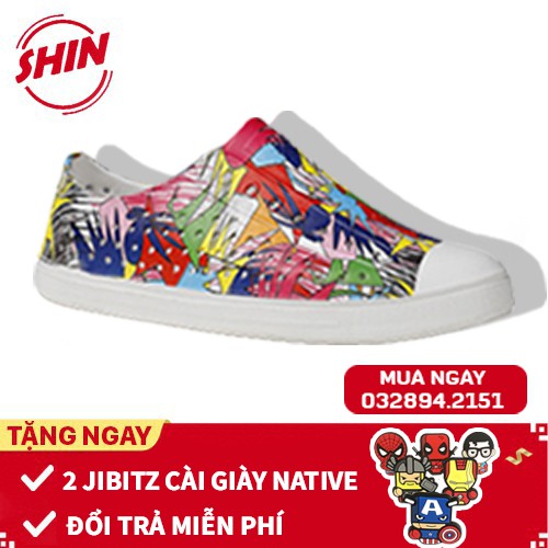 Giày Native Giày Native Họa Tiết Nhiều Mẫu Lựa Chọn Shinnative01 Tặng Thêm 2 Jibitz Native