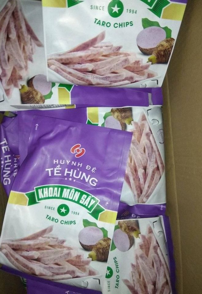 Khoai môn sấy Tề Hùng gói 500gr