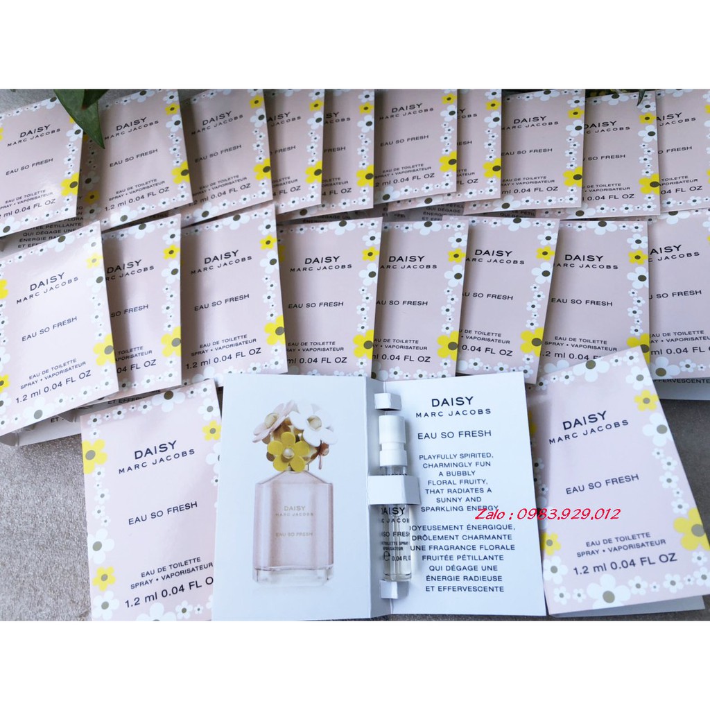 Mẫu thử Vial Nước hoa Marc Jacobs các mùi
