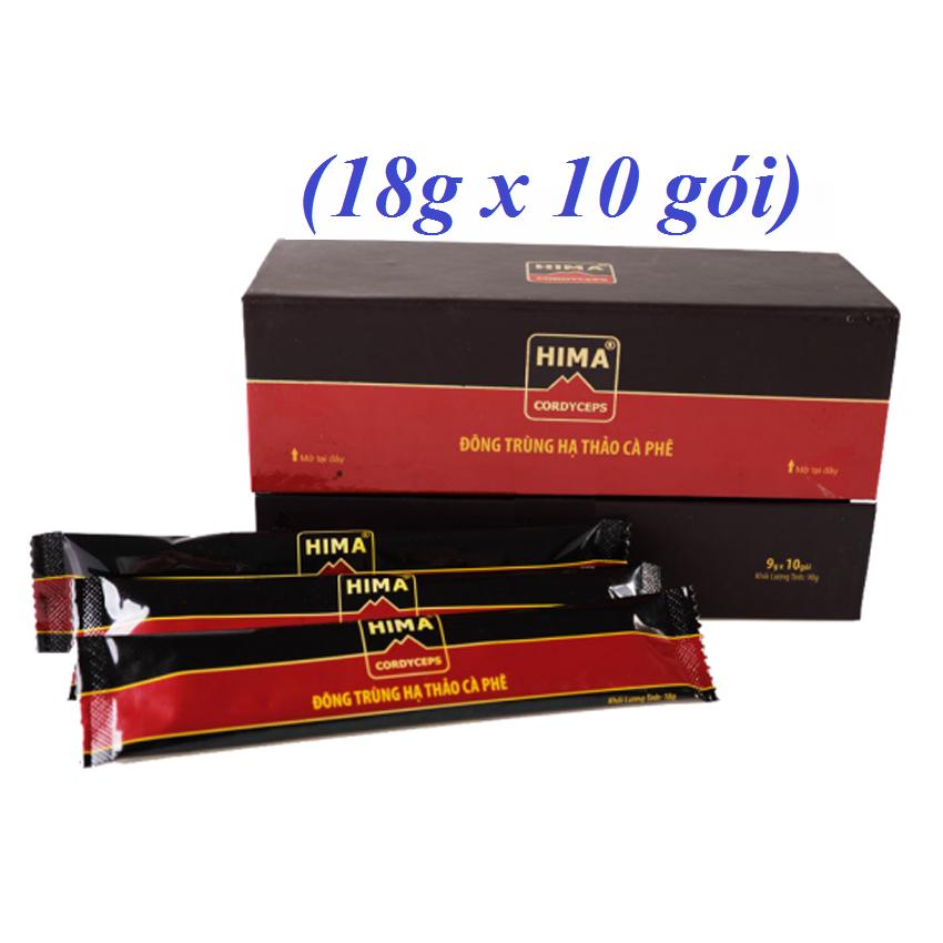 Cà Phê Đen Đông Trùng Hạ Thảo (10 gói/hộp).
