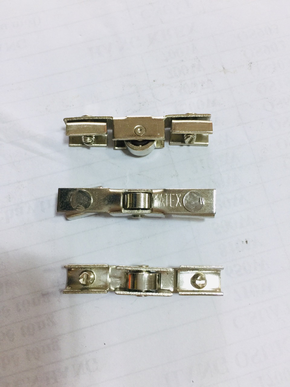Bánh xe lùa cửa kính| Bánh xe cửa lùa đơn Matex