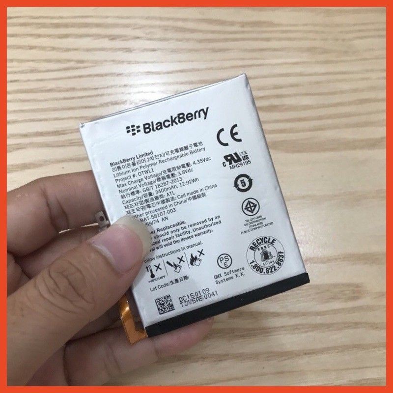 Pin Blackberry Passport Q30 dung lượng 3400mAh - Hàng nhập Khẩu bảo hành 6 tháng.