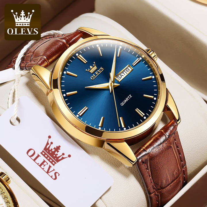 Đồng Hồ Nam OLV Dây Da Chống Thấm Nước Kiểu Dáng Sang Trọng Cho Nam – No Brand ,SKU : 1785526912_VNAMZ-8019400009 >>>🇻🇳 Top1Vietnam 🛒>>> lazada.vn 🇻🇳🇻🇳🇻🇳🛒🛍🛒