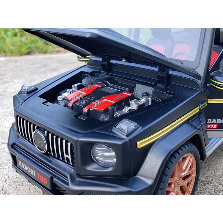 Xe mô hình Mercedes Brabus G700 1:18 Weituo