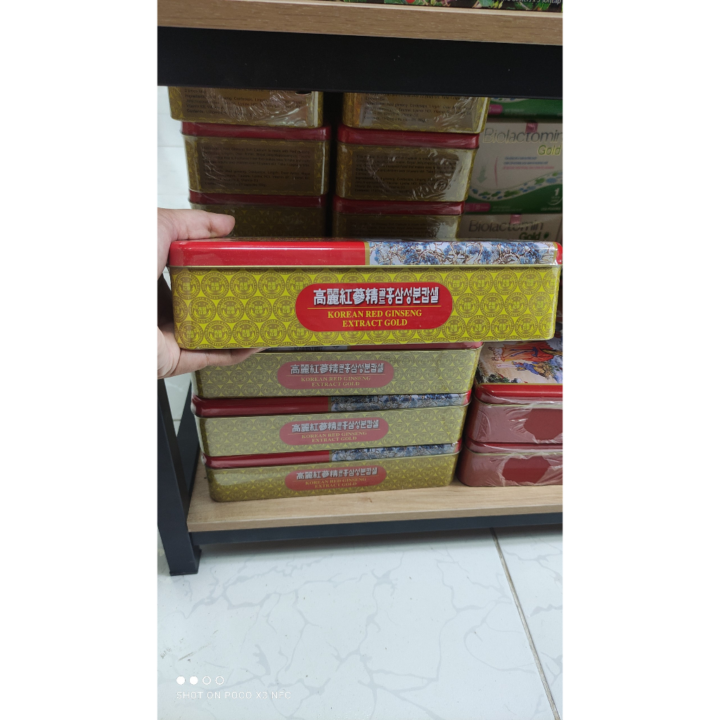 Sâm Korean Red Ginseng Extract Gold - Hộp 60 viên