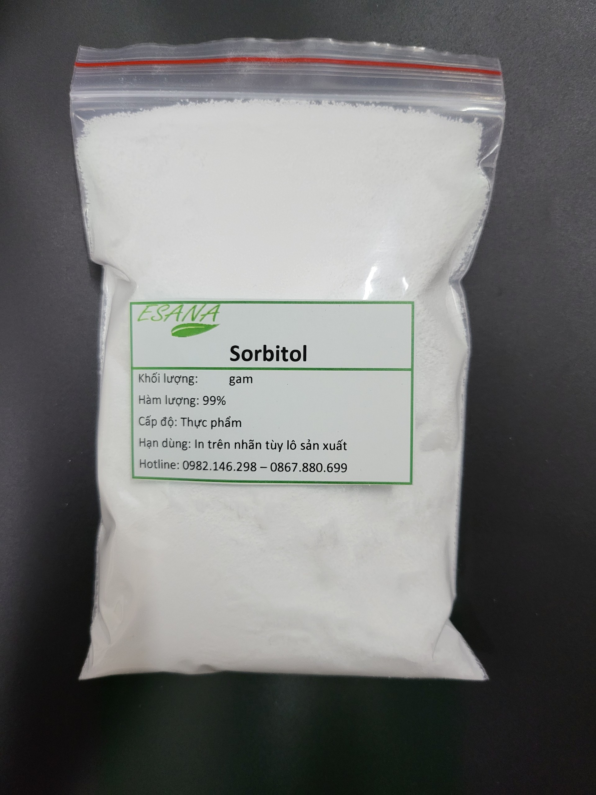 500g bột đường Sorbitol làm mềm