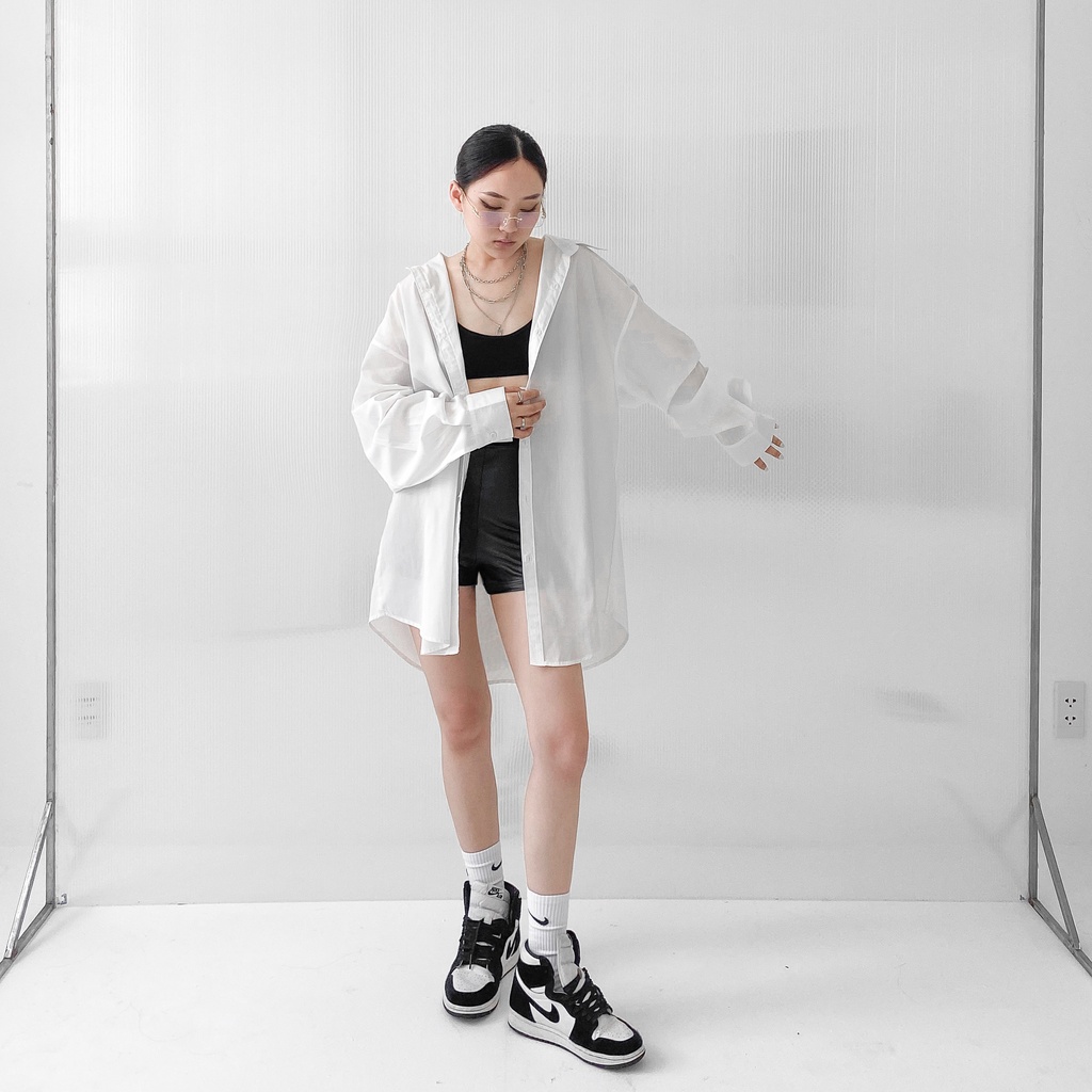 HIGHCHIC - DAWN SHIRT - SƠ MI TRẮNG OVERSIZE