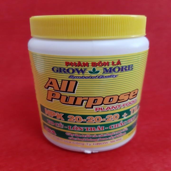 [HCM]Phân bón lá Grow More NPK 20-20-20 +TE - chai 100 gram
