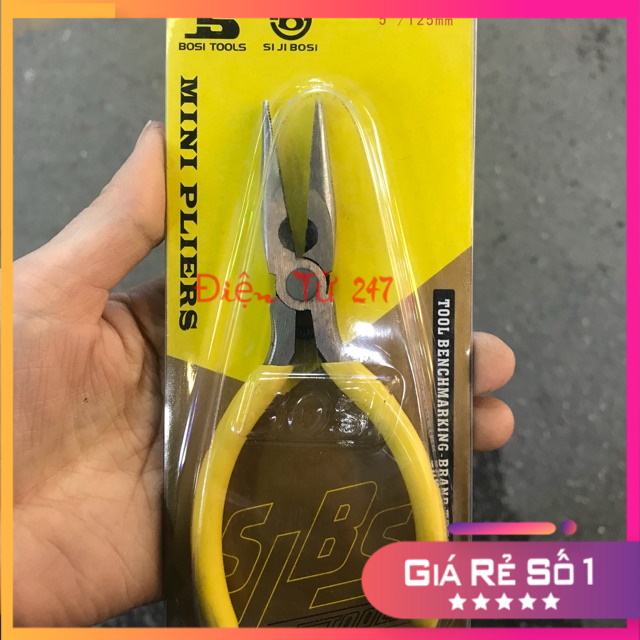 Kìm Mỏ Nhọn Bosi Tool 5"/ 125mm