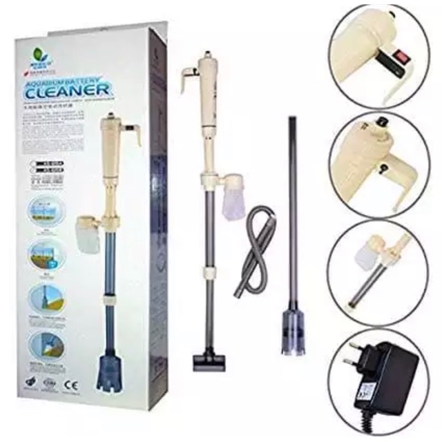 Máy Hút Cặn Jeneca AS-615 - Máy Hút Căn Phân, Thay Nước Vệ Sinh Bể Cá