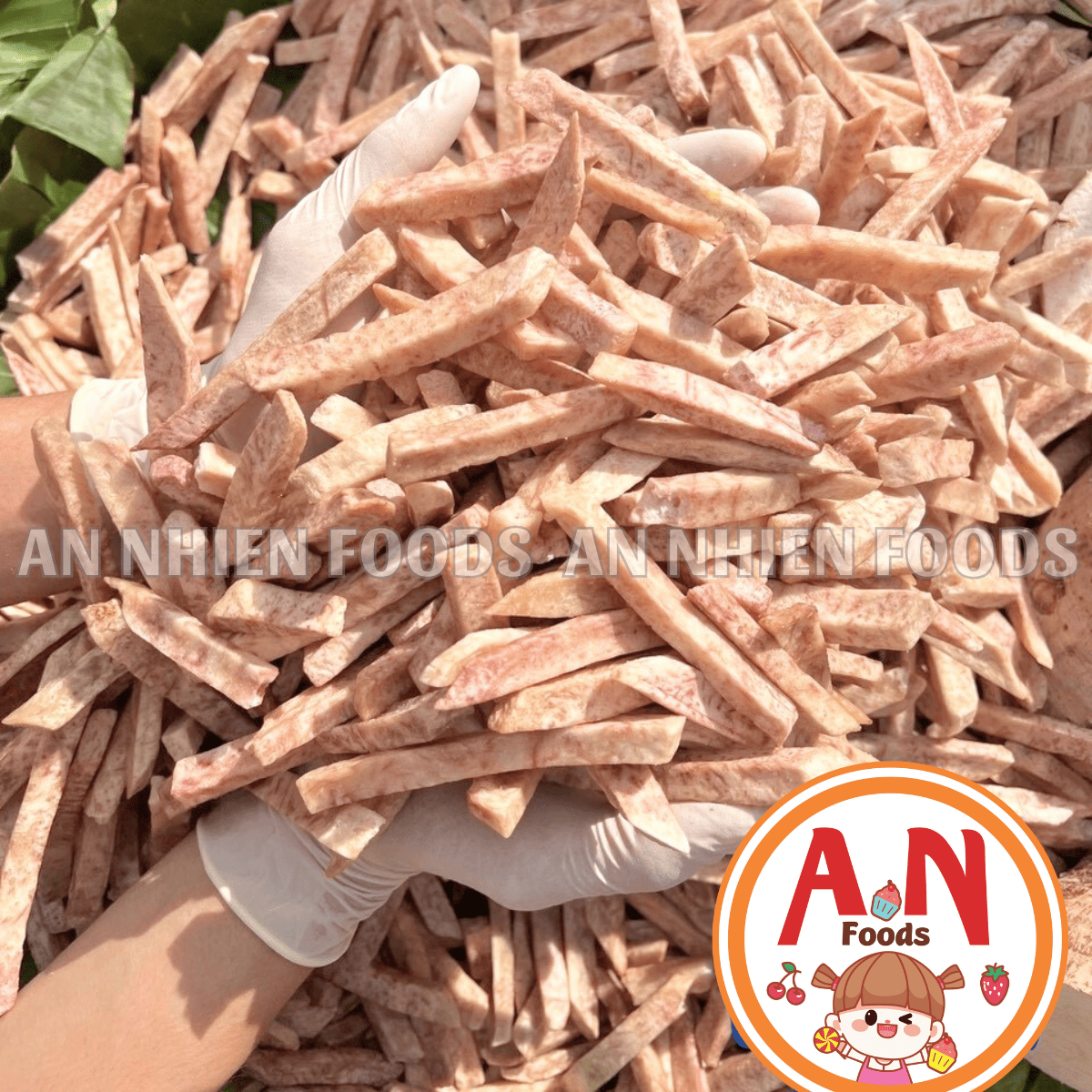 Khoai môn sấy cọng giòn (có video) {Khối lượng tịnh, không tính bao bì}