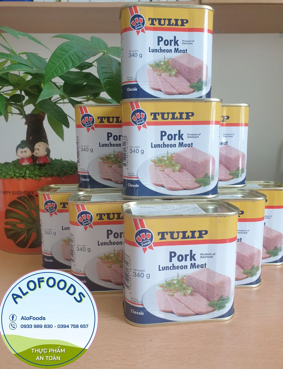 Thịt hộp Classic Tulip 340g nhập khẩu Đan Mạch