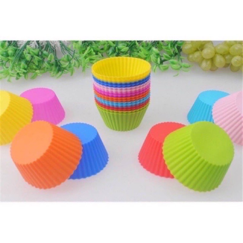 Khuôn Cupcake Silicon 7Cm