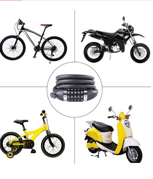 khóa xe đạp mật mã 5 số TONYON