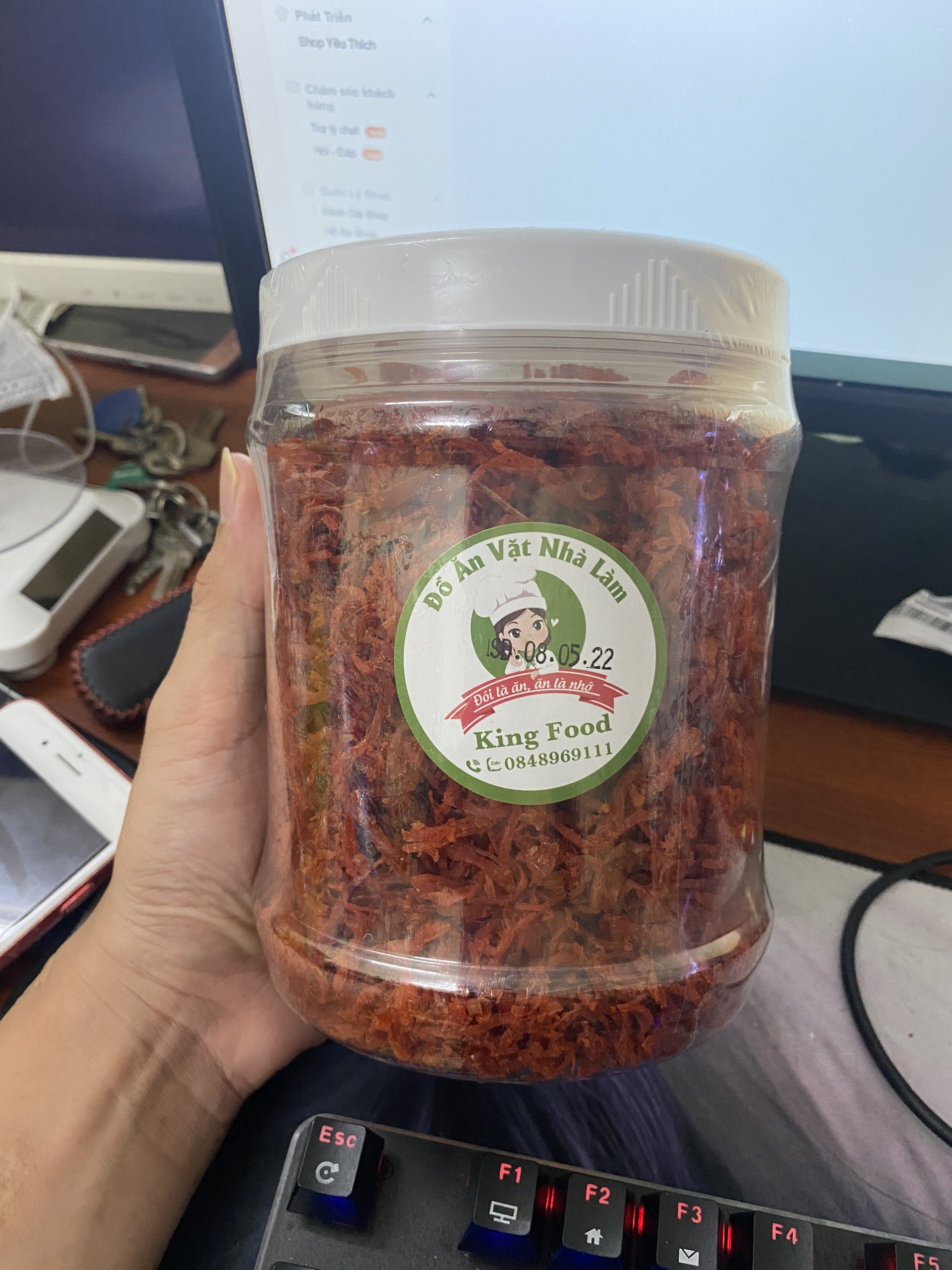 500gr Bò Khô ( heo giả bò) ngon
