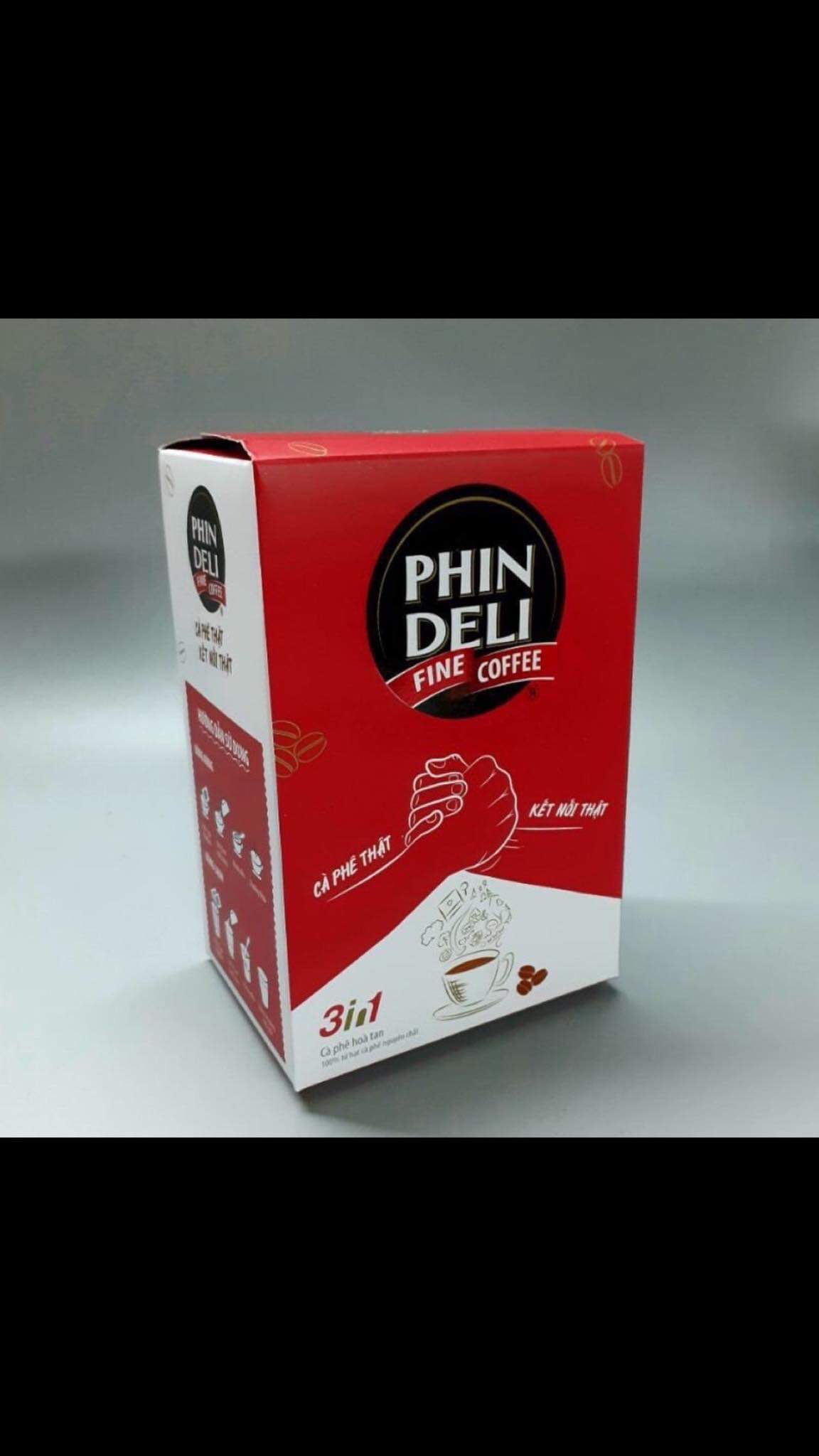 Combo 3 Hộp CÀ PHÊ HÒA TAN PHINDELI ( hộp 18 gói)