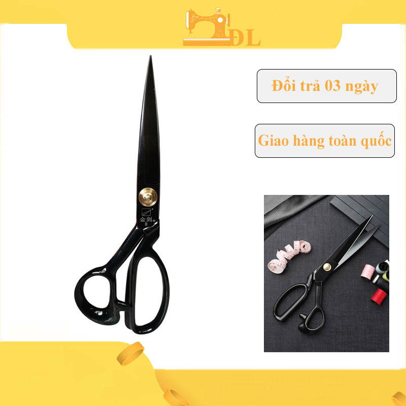 Kéo cắt vải thép đen cao cấp