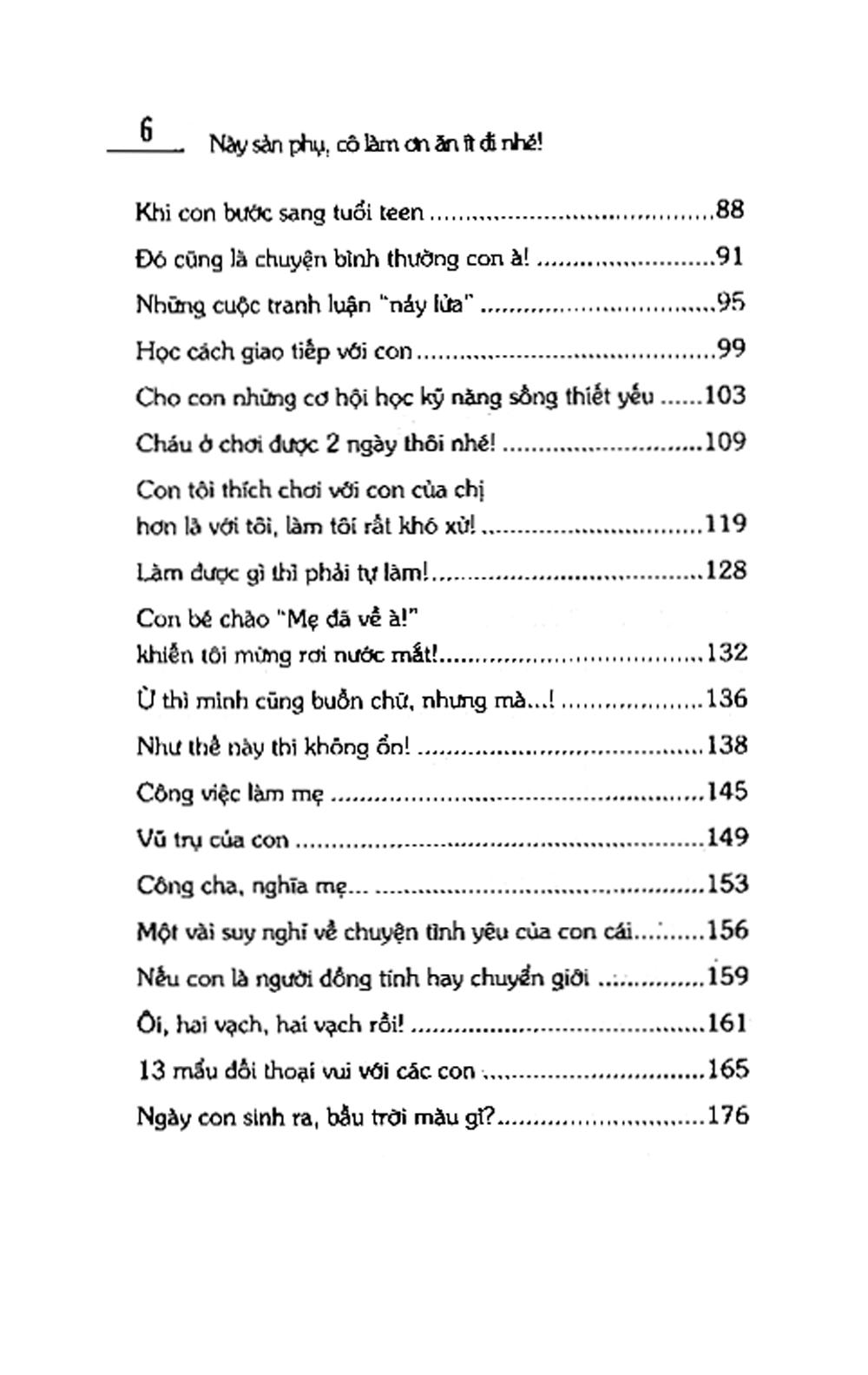 Này sản phụ, cô làm ơn ăn ít đi nhé!