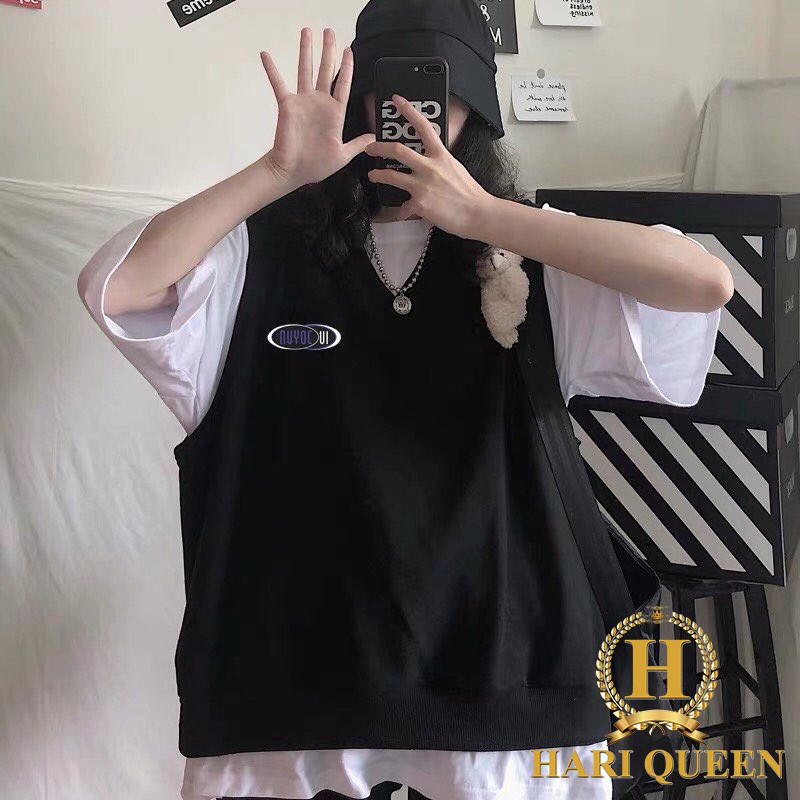 Áo gile thêu các hình cá tính HSU0620 1