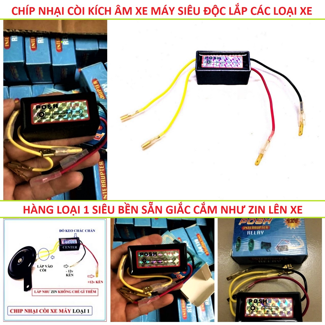 CHÍP KÍCH TIẾNG CÒI LỚN + NHẠI ÂM TRẦM BỔNG CỰC HAY , CHÍP NHẠI CÒI XE MÁY SIÊU HAY , CHÍP ĐỘ CÒI XE MÁY ĐỘC LẠ, ĐỒ CHƠI XE MÁY , PHỤ KIỆN XE MÁY