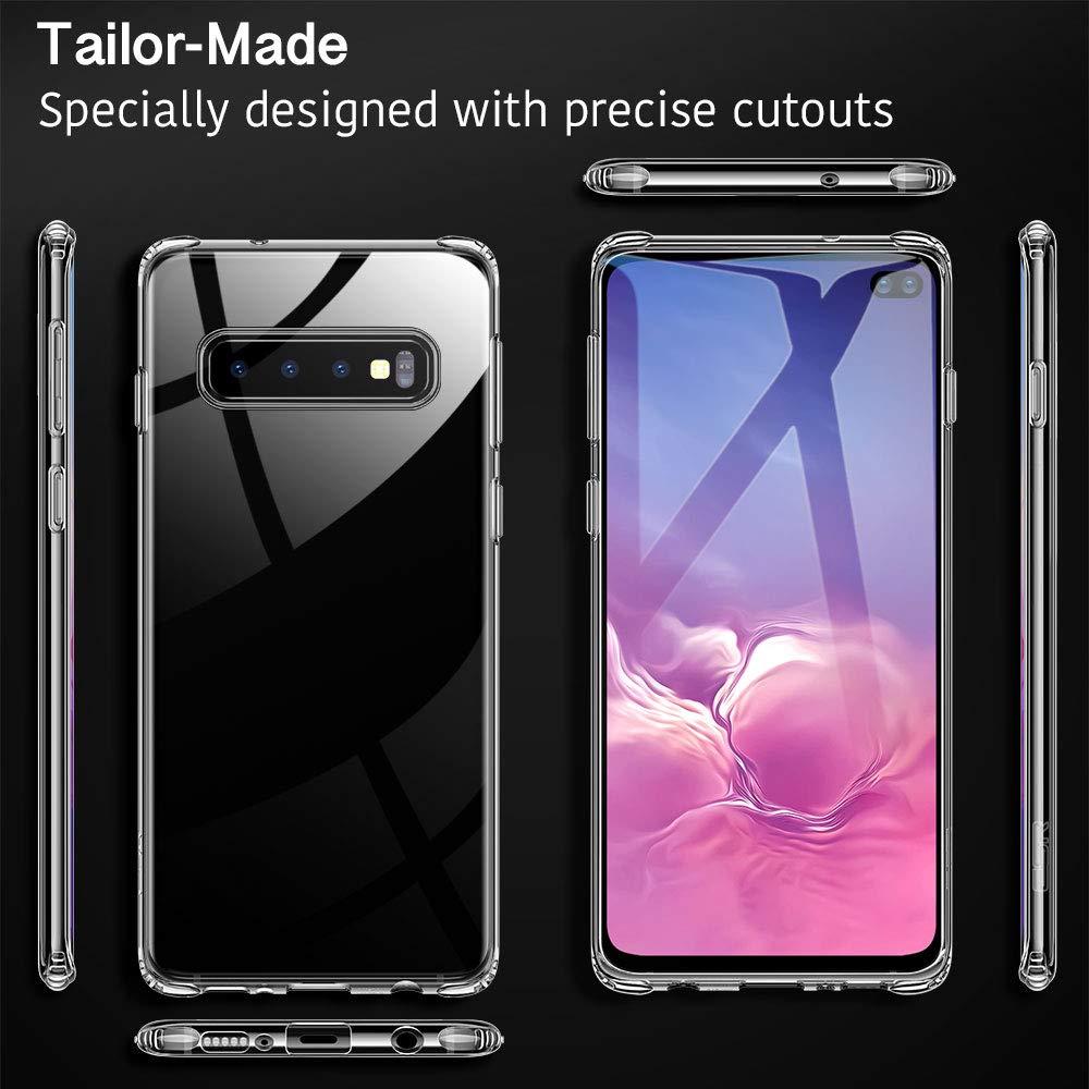 Ốp Silicon cho Samsung Galaxy S10 Plus / S10+ Trong suốt (Loại A+ chống ố vàng)