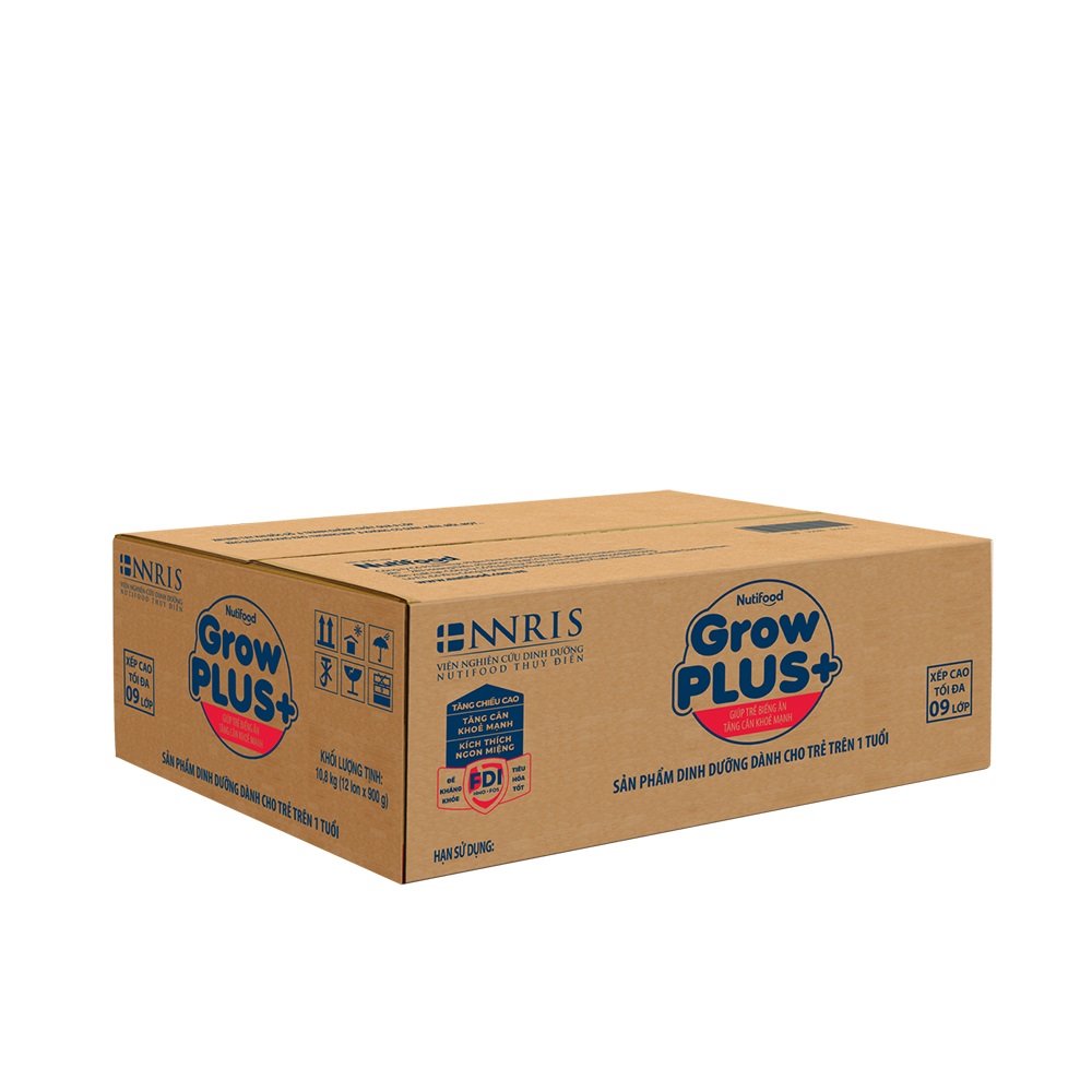 Sữa bột Nuti GrowPlus xanh 900g (Mới)