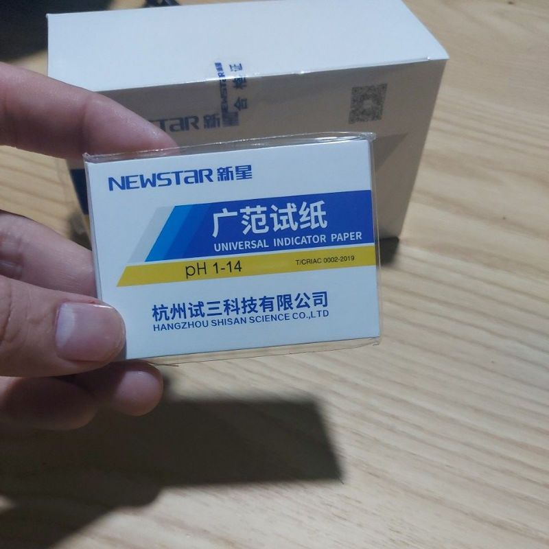 Giấy Quỳ Tím test PH 1-14 Newstar [ Gói 80 test ]