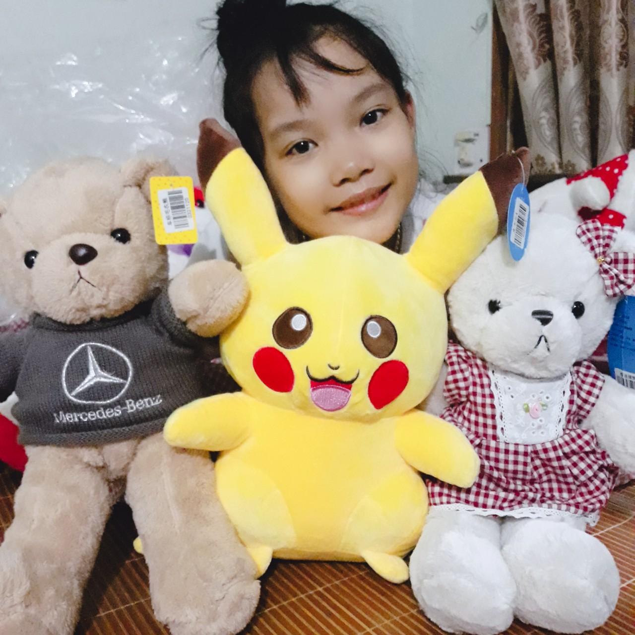 Gấu bông Picachu size 32cm khổ vải 50cm