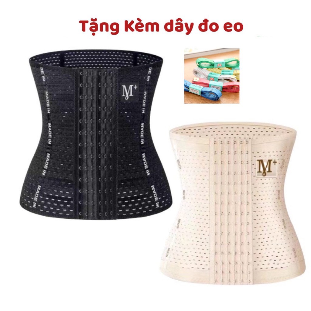 Gen Nịt Bụng Định Hình Thông Hơi 6 Nấc Cài - 4 Thanh Chống Cuộn - Chiều Cao 25cm - Đai Nịt Bụng Tạo Vòng Eo Thon Gọn - Gen Nịch Bụng Chống Cuộn Giảm Mỡ Sau Sinh- 9999