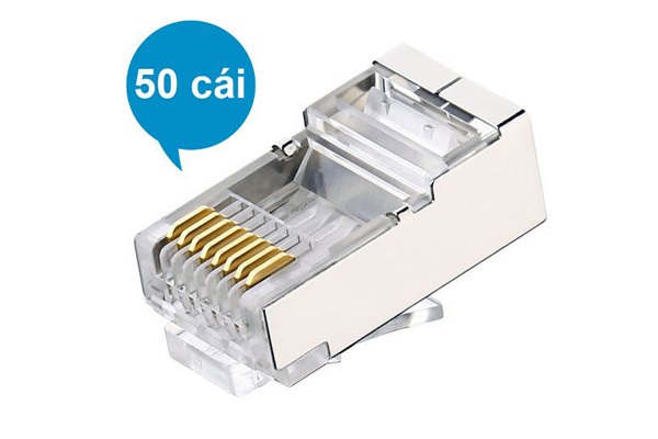 Hạt mạng RJ45 Cat6 50c/túi Ugreen 50247 cao cấp