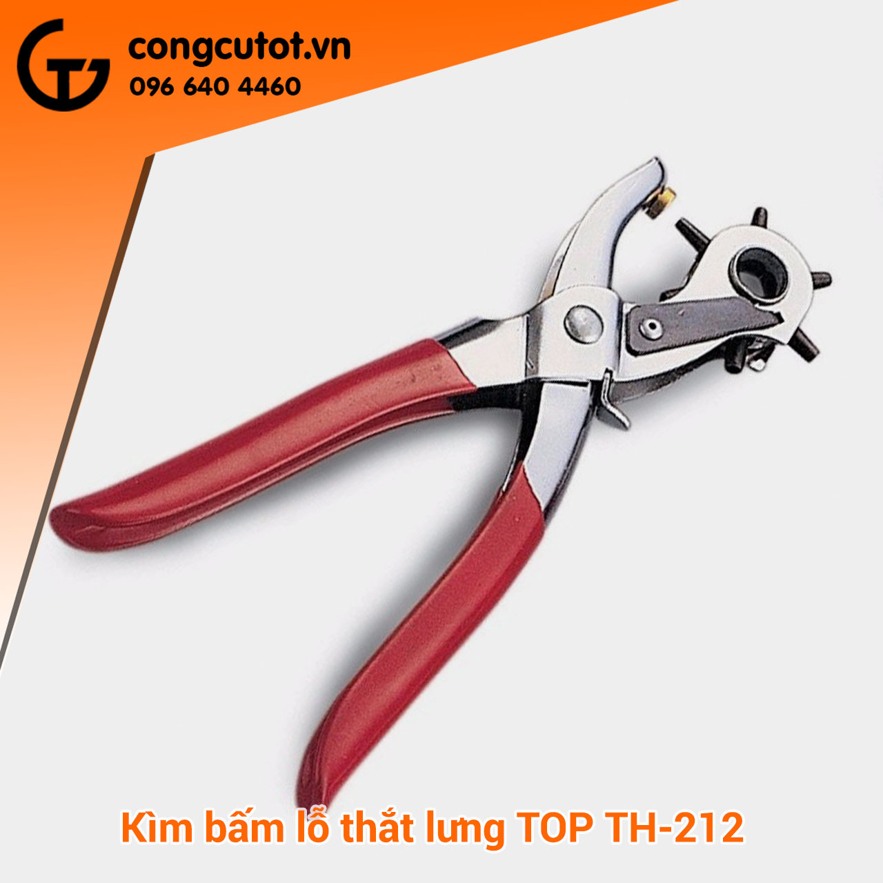 Kìm bấm lỗ thắt lưng Top TH-212