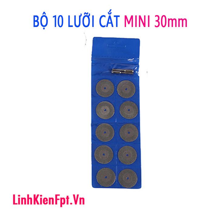 Bộ 10 lưỡi cắt mini 30mm
